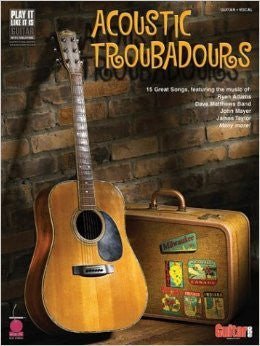 Acoustic Troubadours Hal Leonard Corporation Music Books for sale canada