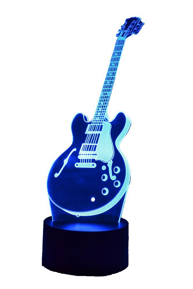 Acrylic Color Changing 3D Lamps - Gibson Guitar Aim Gifts Accessories for sale canada