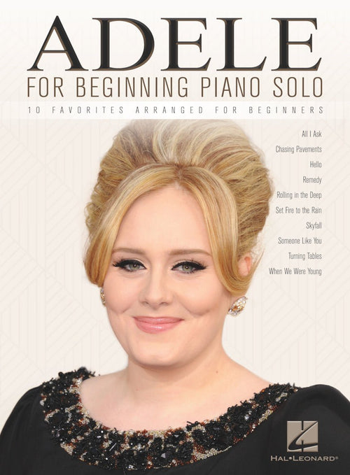 Adele For Beginning Piano Solo Hal Leonard Corporation Music Books for sale canada