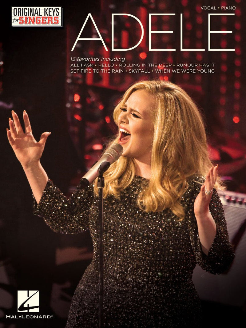 Adele – Original Keys For Singers, Vocal/Piano Hal Leonard Corporation Music Books for sale canada