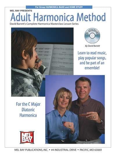 Adult Harmonica Method (Book/CD Set) Default Mel Bay Publications, Inc. Music Books for sale canada