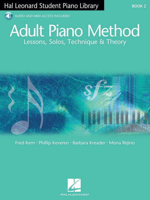 ADULT PIANO METHOD – BOOK 2 (Book & Audio Access) Hal Leonard Corporation Music Books for sale canada