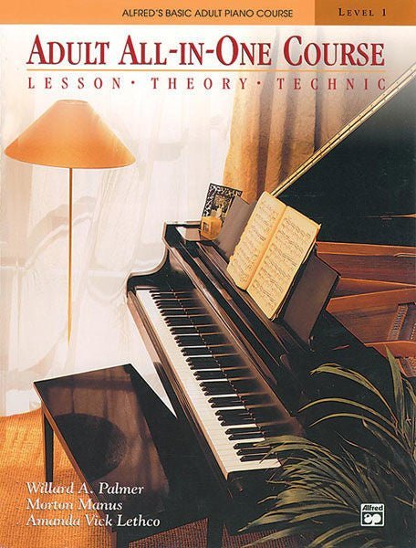 Alfred's Basic Adult All-in-One Course, Book 1 Lesson * Theory * Technic Alfred Music Publishing Music Books for sale canada