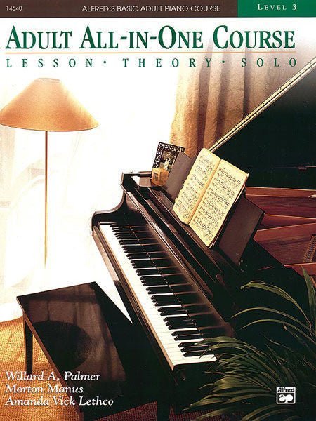 Alfred's Basic Adult All-in-One Course, Book 3 Lesson * Theory * Solo Default Alfred Music Publishing Music Books for sale canada