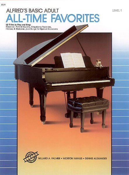 Alfred's Basic Adult Piano Course: All-Time Favorites, Book 1 Default Alfred Music Publishing Music Books for sale canada