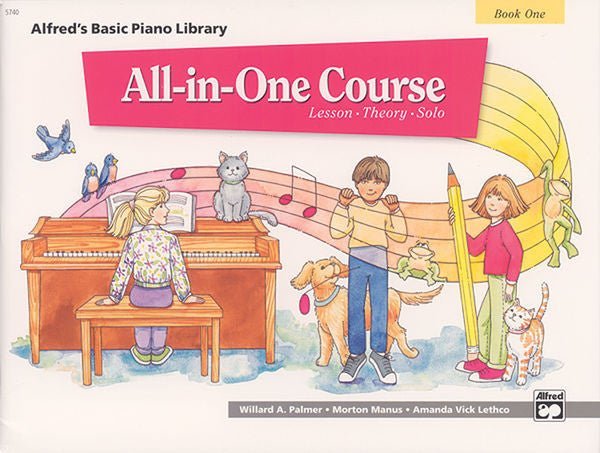 Alfred's Basic All-in-One Course, Book 1 Lesson * Theory * Solo Default Alfred Music Publishing Music Books for sale canada