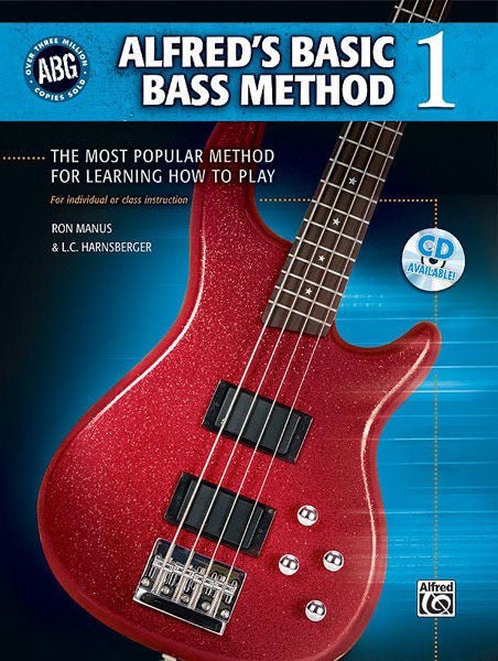 Alfred's Basic Bass Method, Book 1 (Book & CD) Default Alfred Music Publishing Music Books for sale canada