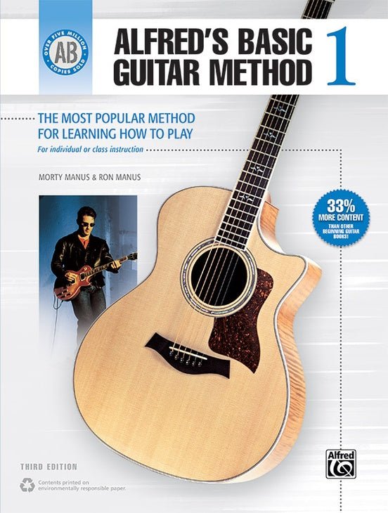 Alfred's Basic Guitar Method 1 (Third Edition) Book only Alfred Music Publishing Music Books for sale canada