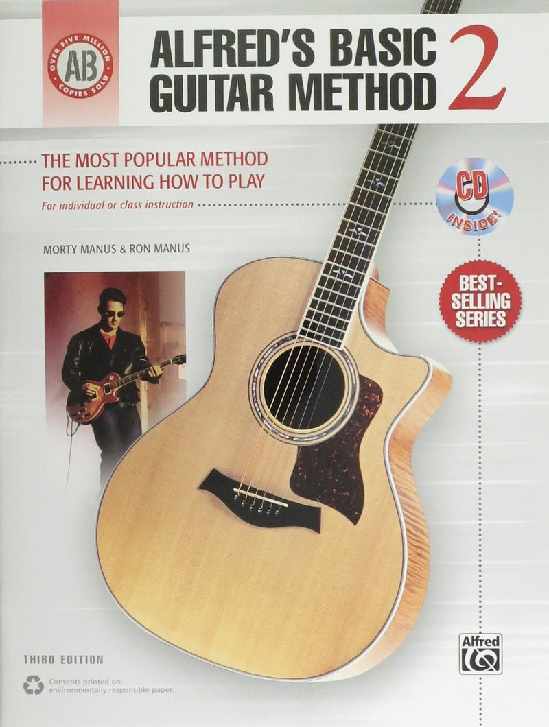 Alfred's Basic Guitar Method, Book 2, (Book & CD) AB Alfred Music Publishing Music Books for sale canada