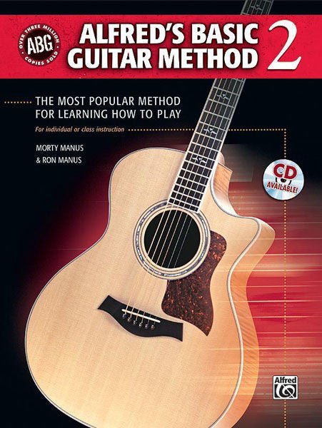 Alfred's Basic Guitar Method, Book 2, (Book & CD) ABG Alfred Music Publishing Music Books for sale canada