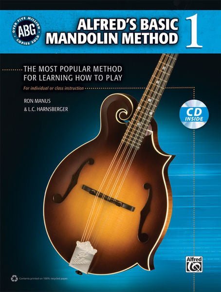 Alfred's Basic Mandolin Method 1 The Most Popular Method for Learning How to Play Default Alfred Music Publishing Music Books for sale canada