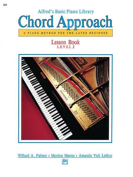 Alfred's Basic Piano: Chord Approach Lesson, Book 2 Default Alfred Music Publishing Music Books for sale canada
