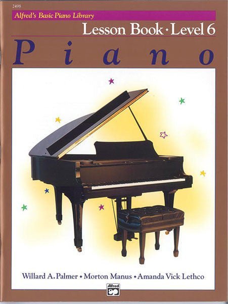 Alfred's Basic Piano Course: Lesson Book 6 Default Alfred Music Publishing Music Books for sale canada