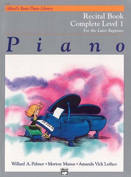 Alfred's Basic Piano Course: Recital Book Complete 1 (1A/1B) Alfred Music Publishing Music Books for sale canada