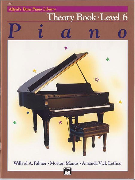 Alfred's Basic Piano Course: Theory Book 6 Default Alfred Music Publishing Music Books for sale canada