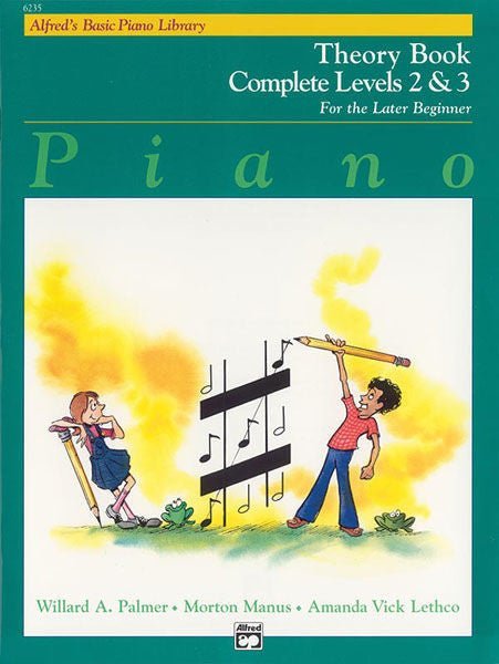 Alfred's Basic Piano Course: Theory Book Complete 2 & 3 Default Alfred Music Publishing Music Books for sale canada,038081018980