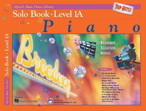Alfred's Basic Piano Course: Top Hits! Solo Book 1A - CD included Default Alfred Music Publishing Music Books for sale canada