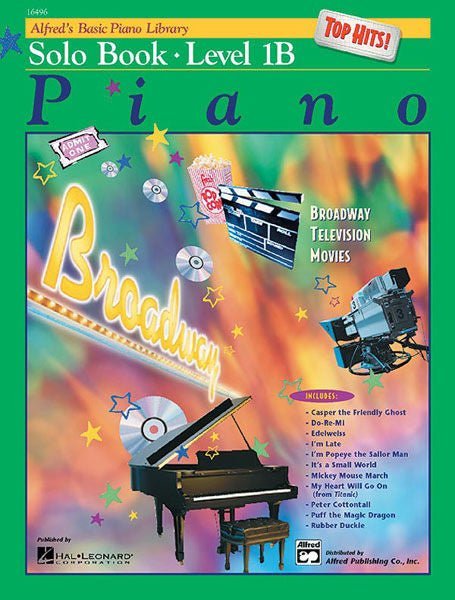 Alfred's Basic Piano Course: Top Hits! Solo Book 1B Alfred Music Publishing Music Books for sale canada