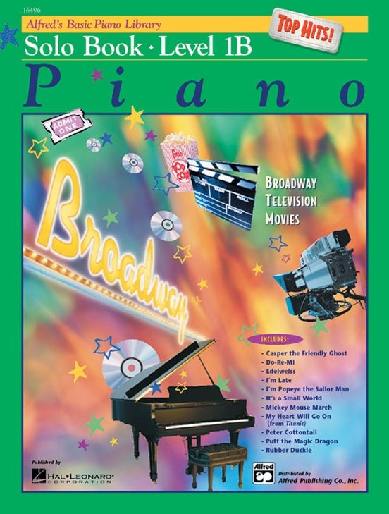 Alfred's Basic Piano Course: Top Hits! Solo Book 1B with CD Default Alfred Music Publishing Music Books for sale canada