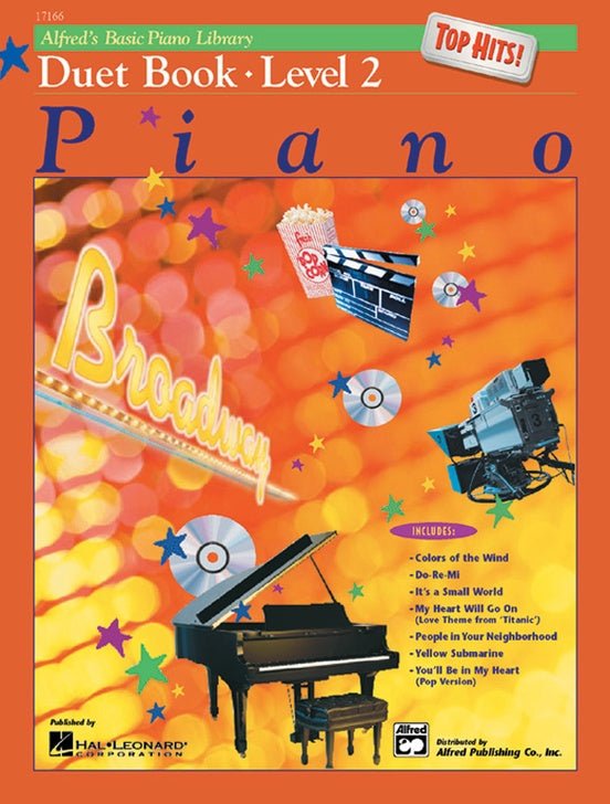 Alfred's Basic Piano Library Duet Book Level 2 Alfred Music Publishing Music Books for sale canada