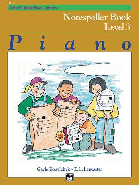 Alfred's Basic Piano Library: Notespeller Book 3 Default Alfred Music Publishing Music Books for sale canada