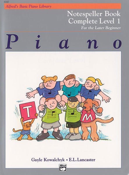 Alfred's Basic Piano Library: Notespeller Book Complete 1 (1A/1B) Default Alfred Music Publishing Music Books for sale canada
