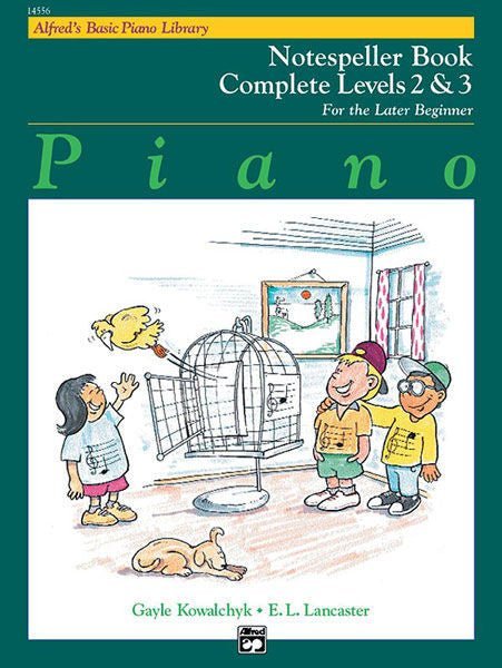 Alfred's Basic Piano Library: Notespeller Book Complete 2 & 3 Default Alfred Music Publishing Music Books for sale canada