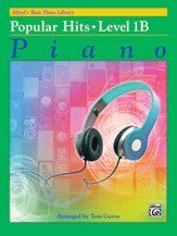 Alfred's Basic Piano Library Popular Hits Level 1B Alfred Music Publishing Music Books for sale canada