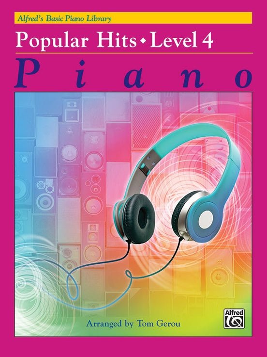 Alfred's Basic Piano Library Popular Hits Level 4 Alfred Music Publishing Music Books for sale canada
