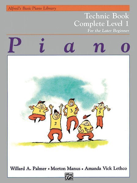 Alfred's Basic Piano Library: Technic Book Complete 1 (1A/1B) Default Alfred Music Publishing Music Books for sale canada