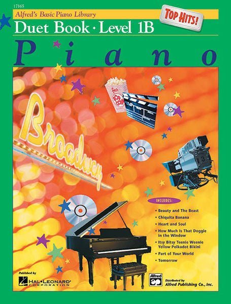 Alfred's Basic Piano Library: Top Hits! Duet Book 1B Default Alfred Music Publishing Music Books for sale canada