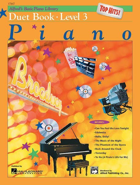 Alfred's Basic Piano Library: Top Hits! Duet Book 3 Default Alfred Music Publishing Music Books for sale canada