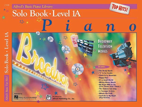 Alfred's Basic Piano Library: Top Hits! Solo Book 1A Default Alfred Music Publishing Music Books for sale canada