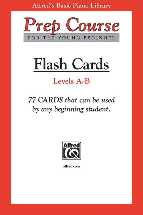 Alfred's Basic Piano Prep Course: Flash Cards, Levels A & B Alfred Music Publishing Flashcards for sale canada