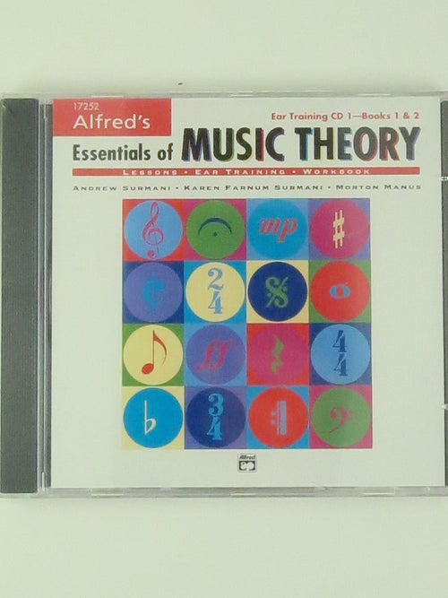 Alfred's Essentials of Music Theory: Ear Training CD 1 (for Books 1 & 2) Alfred Music Publishing CD for sale canada