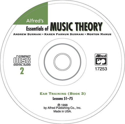 Alfred's Essentials of Music Theory: Ear Training CD 2 (for Book 3), (CD) Alfred Music Publishing CD for sale canada
