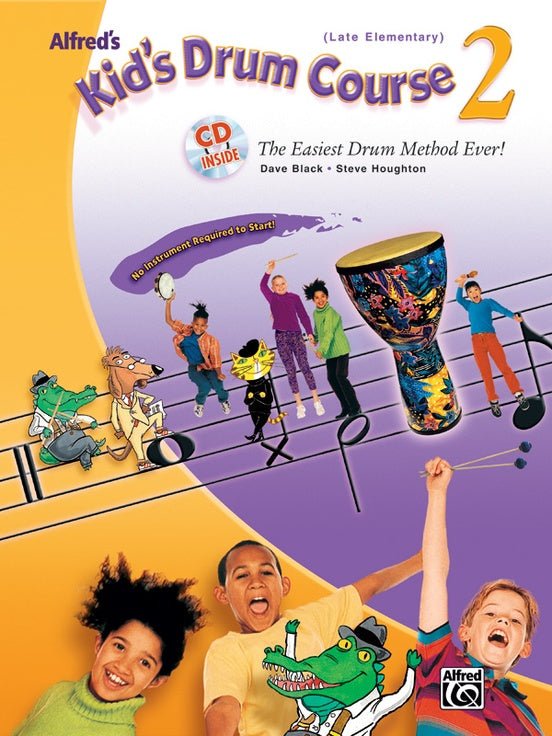 Alfred's Kid's Drum Course 2, Book & CD Alfred Music Publishing Music Books for sale canada