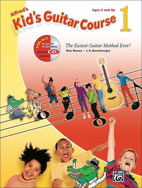 Alfred's Kid's Guitar Course 1, (Book & CD) Default Alfred Music Publishing Music Books for sale canada