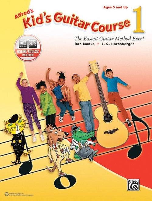 Alfred's Kid's Guitar Course 1, (Book & Online Audio) Alfred Music Publishing Music Books for sale canada