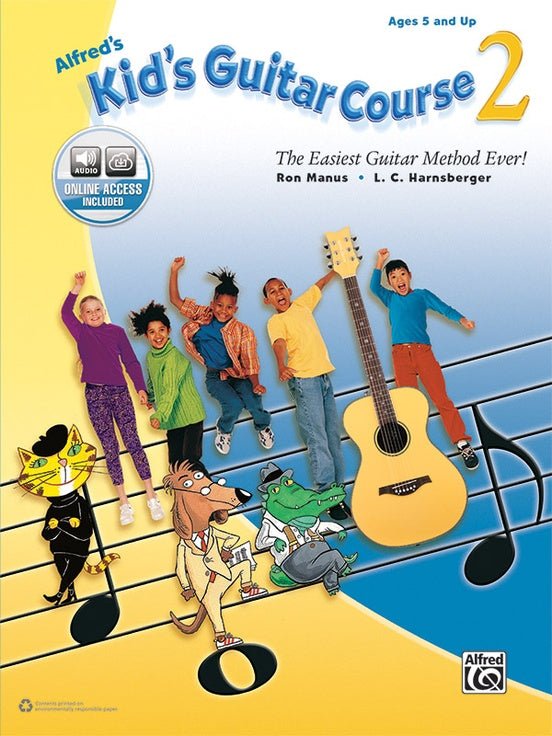 Alfred's Kid's Guitar Course 2, (Book & Online Audio) Alfred Music Publishing Music Books for sale canada