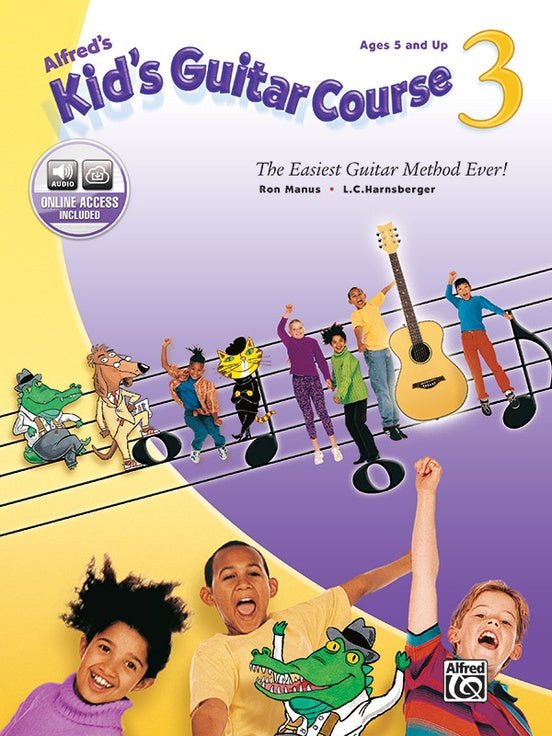 Alfred's Kid's Guitar Course 3, Book & Online Audio Alfred Music Publishing Music Books for sale canada