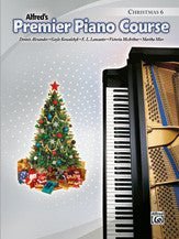 Alfred's Premier Piano Course, Christmas 6 Alfred Music Publishing Music Books for sale canada