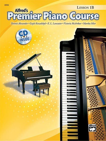 Alfred's Premier Piano Course, Lesson 1B with CD Default Alfred Music Publishing Music Books for sale canada