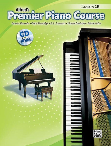 Alfred's Premier Piano Course, Lesson 2B with CD Alfred Music Publishing Music Books for sale canada