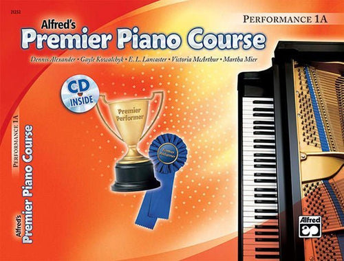 Alfred's Premier Piano Course, Performance 1A with CD Default Alfred Music Publishing Music Books for sale canada