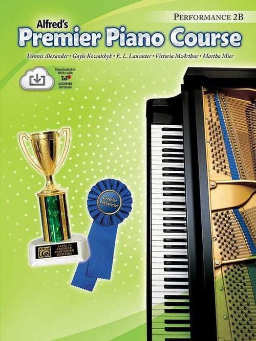 Alfred's Premier Piano Course, Performance, Book 2B, (Book & CD or Online Media) Book & Online Audio Alfred Music Publishing Music Books for sale canada