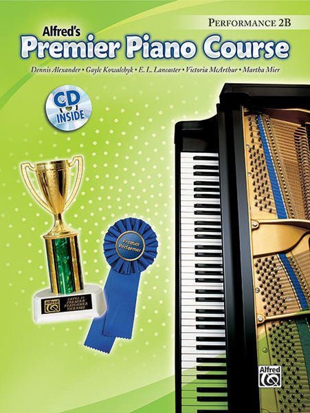 Alfred's Premier Piano Course, Performance, Book 2B, (Book & CD) Default Alfred Music Publishing Music Books for sale canada