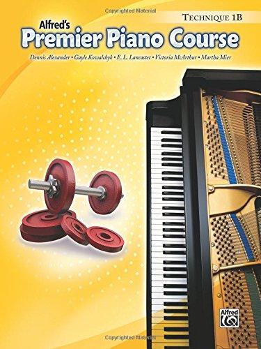 Alfred's Premier Piano Course, Technique 1B Alfred Music Publishing Music Books for sale canada