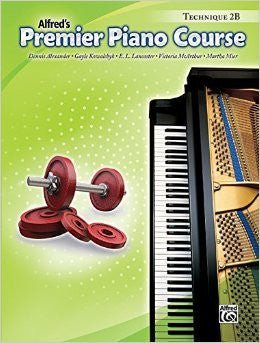 Alfred's Premier Piano Course, Technique 2B Alfred Music Publishing Music Books for sale canada