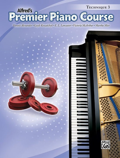 Alfred's Premier Piano Course, Technique 3 Alfred Music Publishing Music Books for sale canada